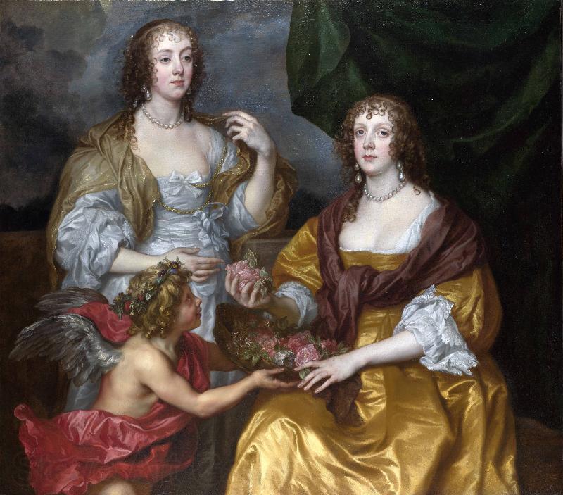 Anthony Van Dyck Lady Elizabeth Thimbelby and her Sister Spain oil painting art